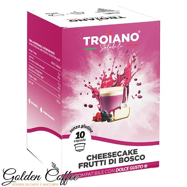 10 Capsule Dolce Gusto Troiano Cheescake ai Frutti di Bosco Troiano