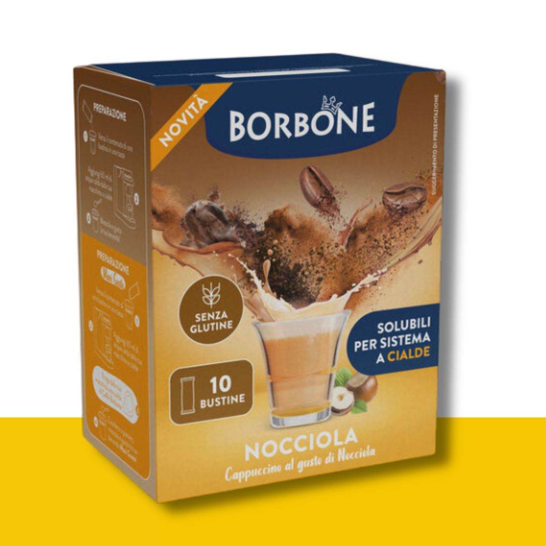 10 Stick Preparato Solubile Gusto Cappuccino Nocciola - Ital Cialde