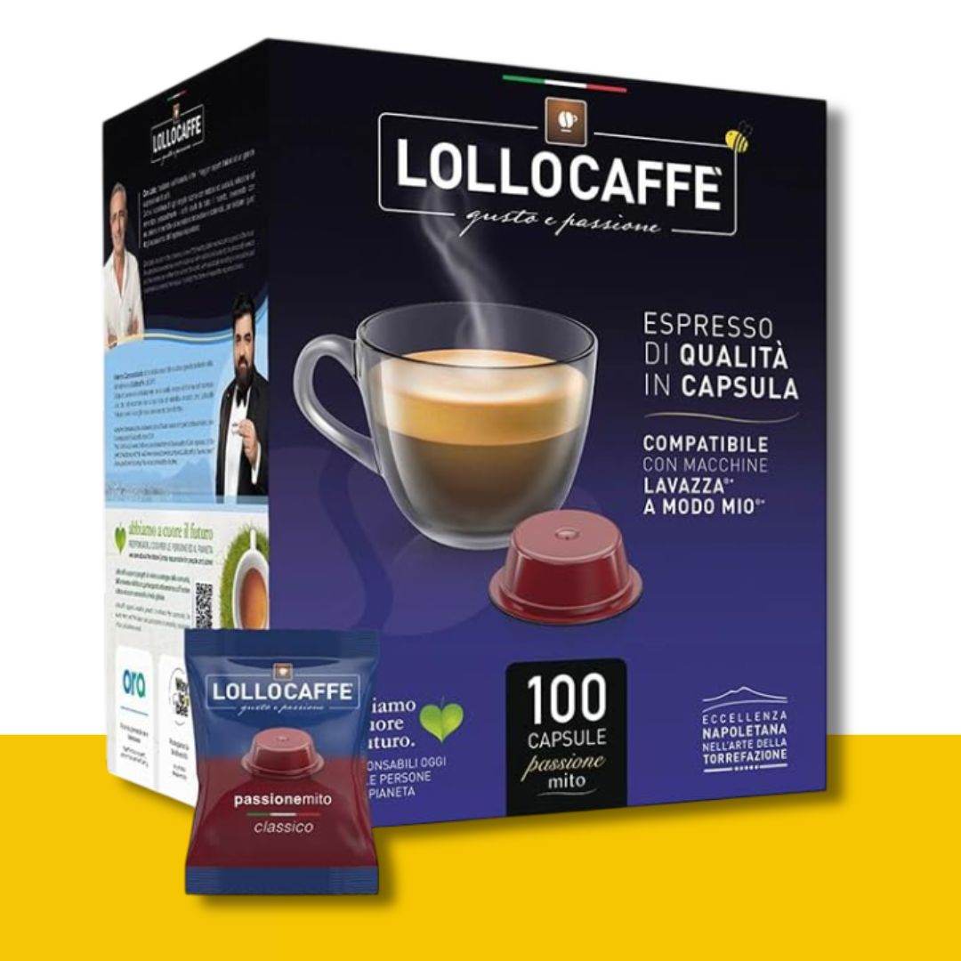 100 Capsule A Modo Mio Lollo Caffè Miscela Classica - Ital Cialde
