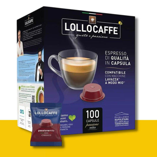 100 Capsule A Modo Mio Lollo Caffè Miscela Classica - Ital Cialde
