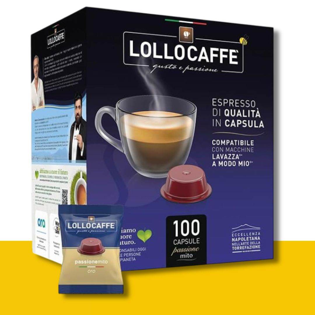 100 Capsule A Modo Mio Lollo Caffè Miscela Oro - Ital Cialde