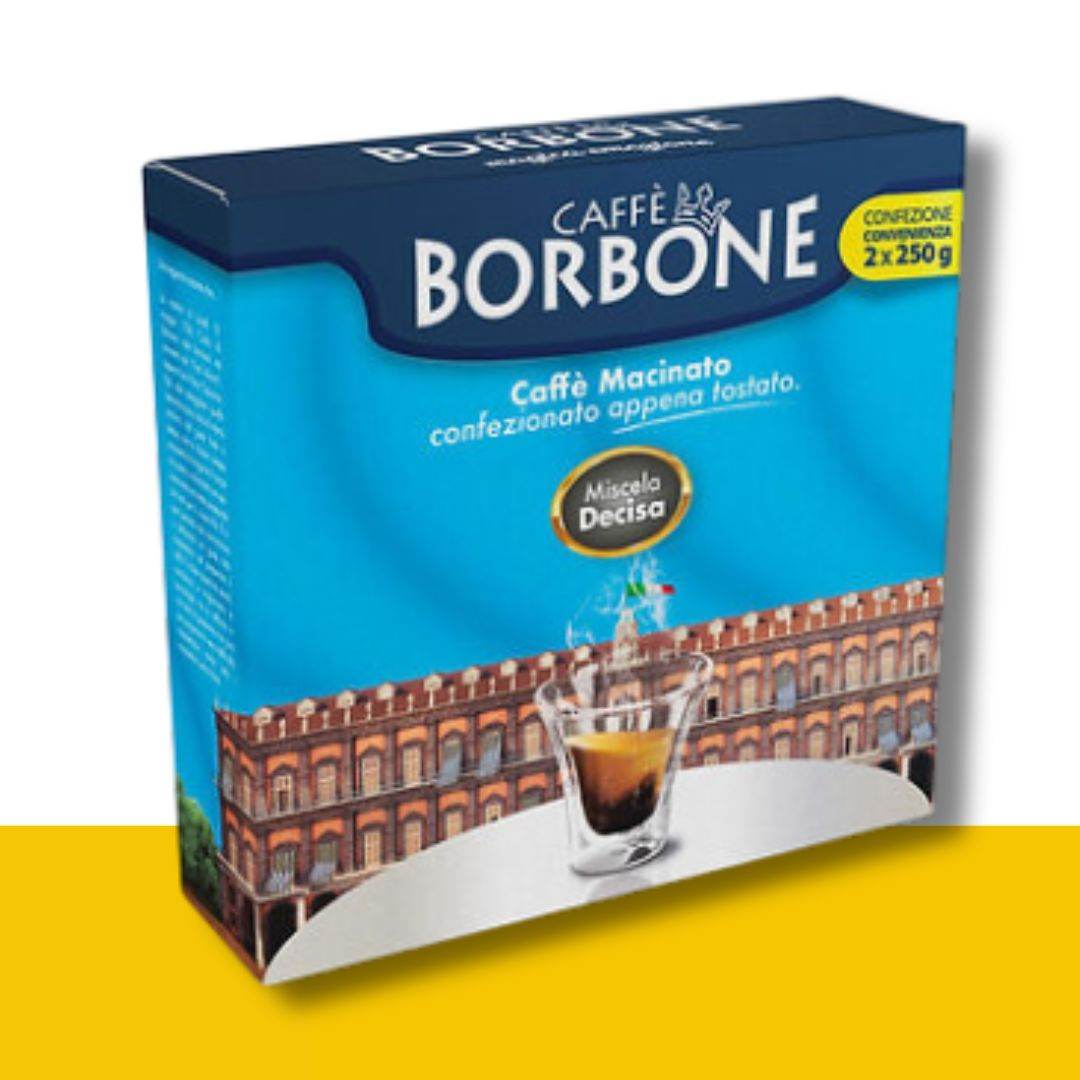 2x250g Macinato Caffè Borbone Miscela Decisa - Ital Cialde