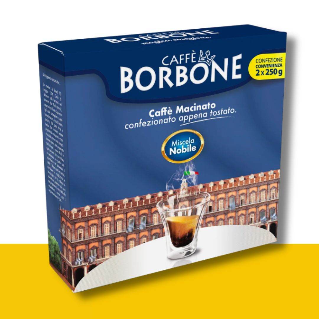 2x250g Macinato Caffè Borbone Miscela Nobile - Ital Cialde