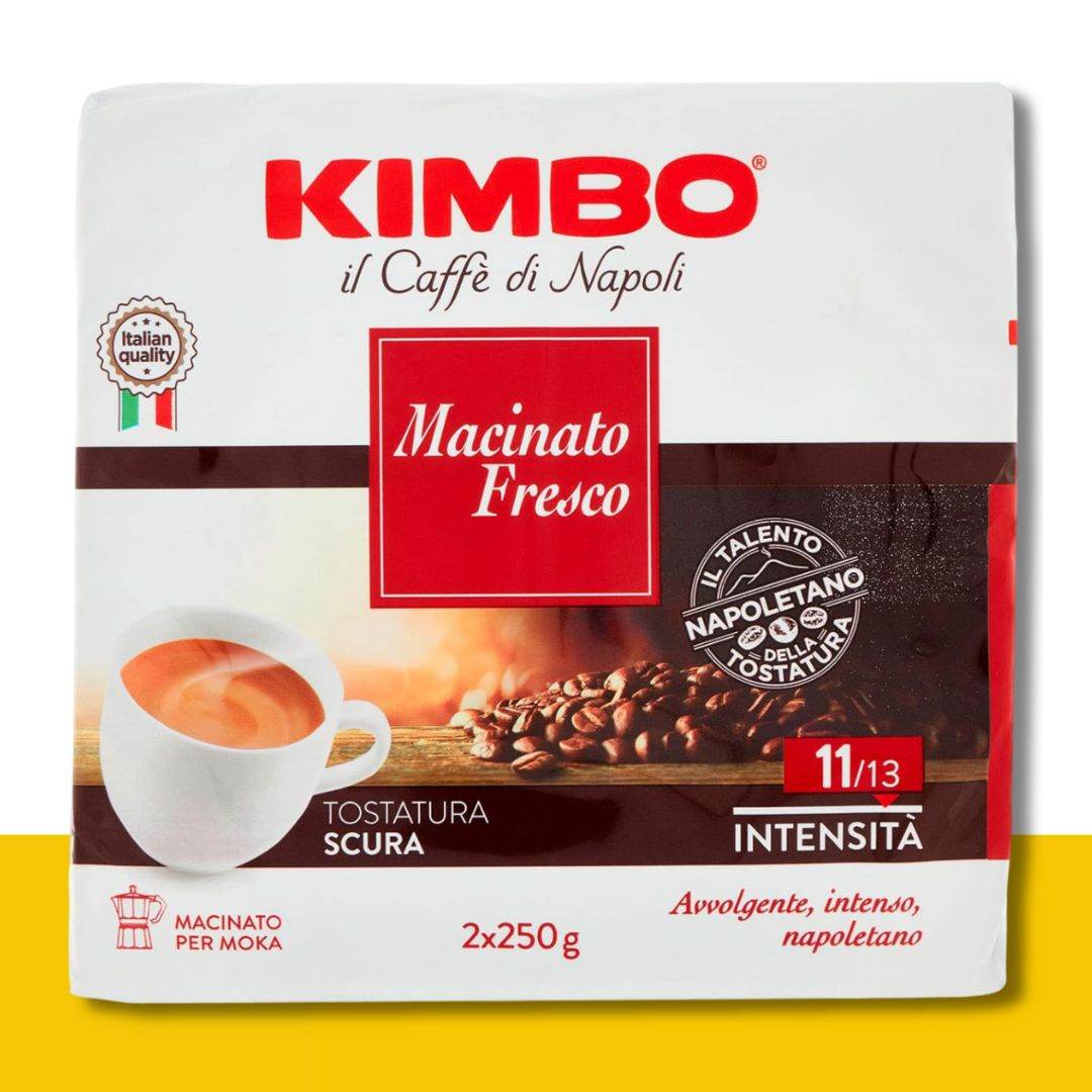 2x250g Macinato Caffè Kimbo Macinato Fresco - Ital Cialde