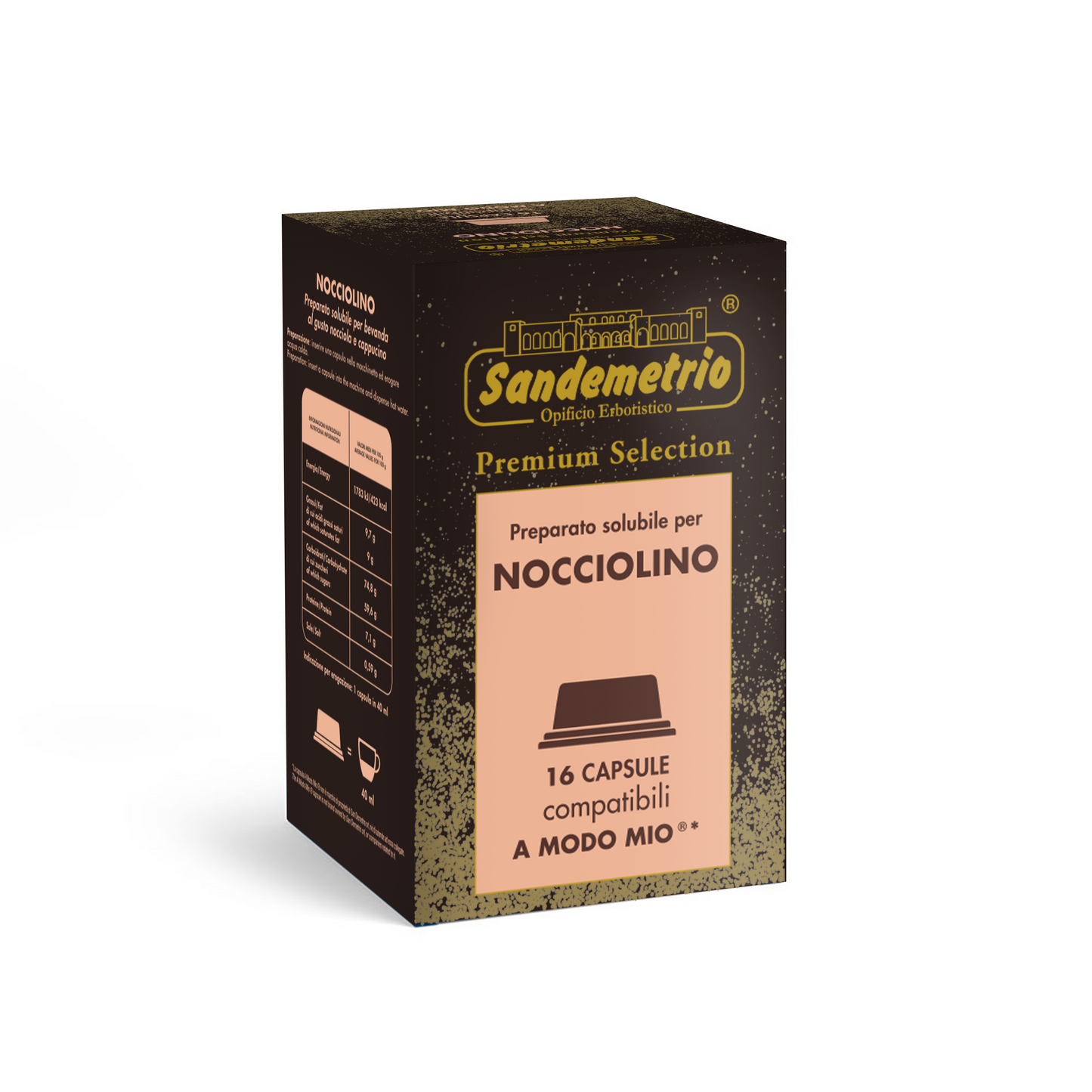 16 Capsule A Modo Mio Sandemetrio Nocciolino Sandemetrio