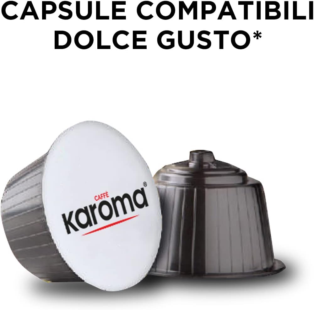 16 Capsule Dolce Gusto Karoma Tè Pesca (estrazione a freddo) Caffè Karoma