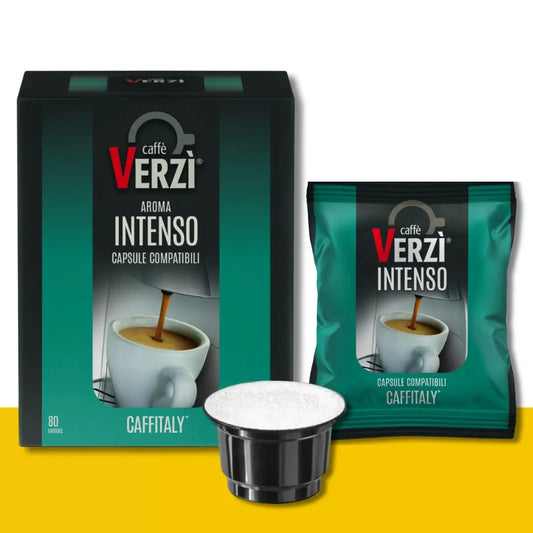 80 Capsule Compatibili Caffitaly Verzì Intenso Caffè Verzì