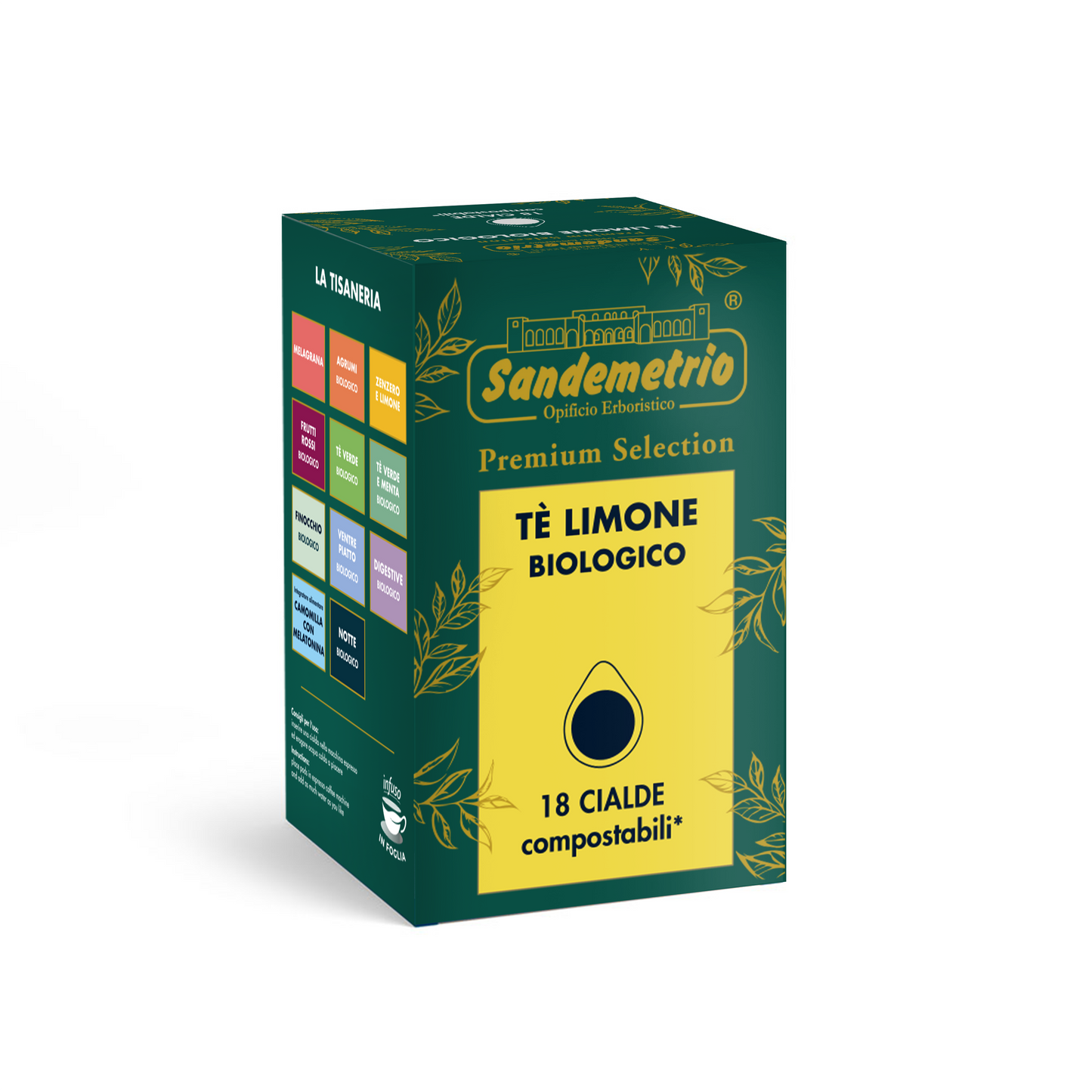 18 Cialde SanDemetrio Tè Limone Bio Sandemetrio