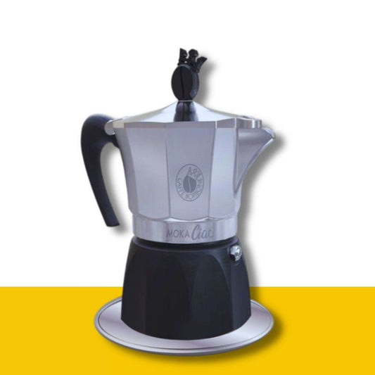 NUOVA Moka CIAO per Piani a Induzione + 15 Cialde Omaggio - Ital Cialde