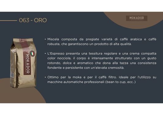 500g Caffè in Grani Mokador Oro - Ital Cialde