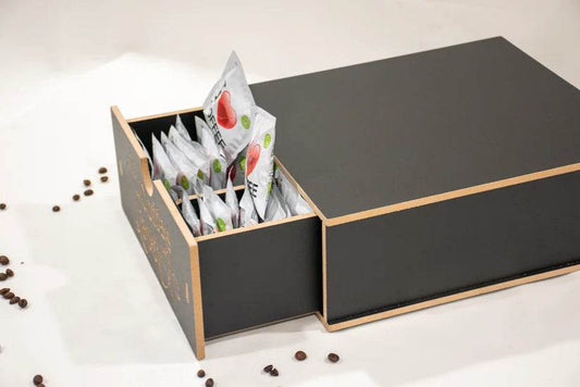 Cassetto Portacialde/Capsule Caffè in Legno Basic - Ital Cialde