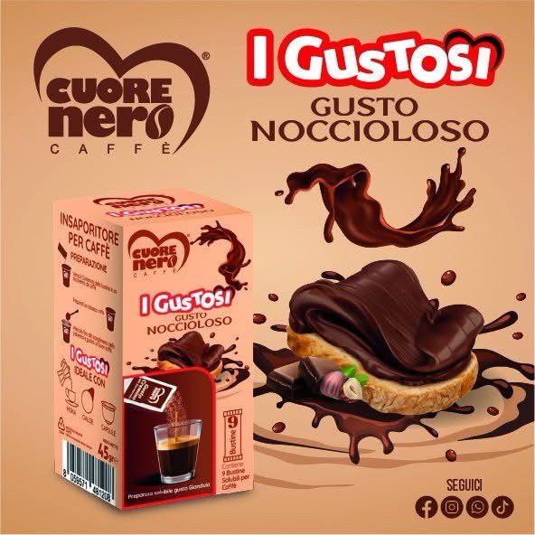 9 Zuccherini Aromatizzati Cuore Nero i Gustosi Cuore Nero