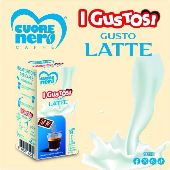9 Zuccherini Aromatizzati Cuore Nero i Gustosi Cuore Nero