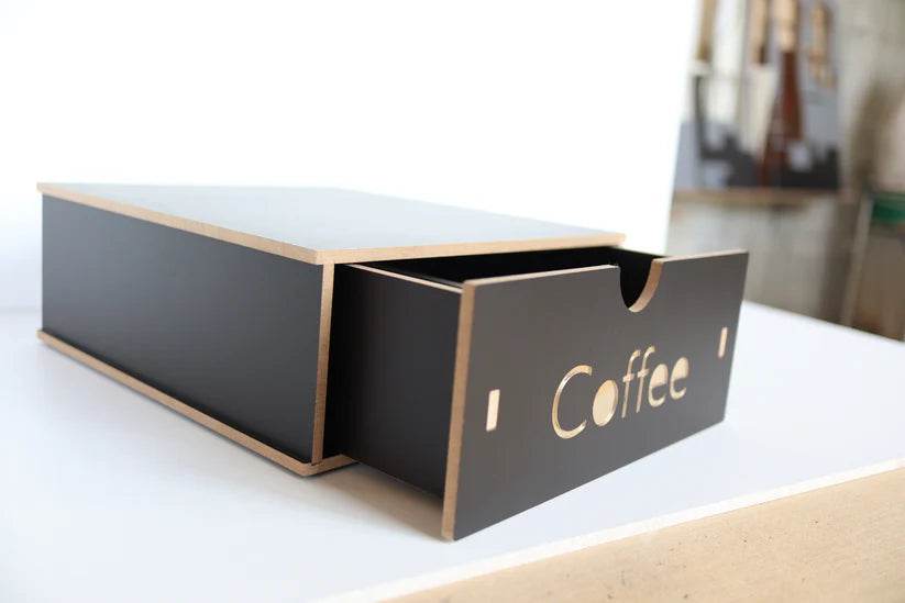 Cassetto Portacialde/Capsule Caffè in Legno Luxury - Ital Cialde