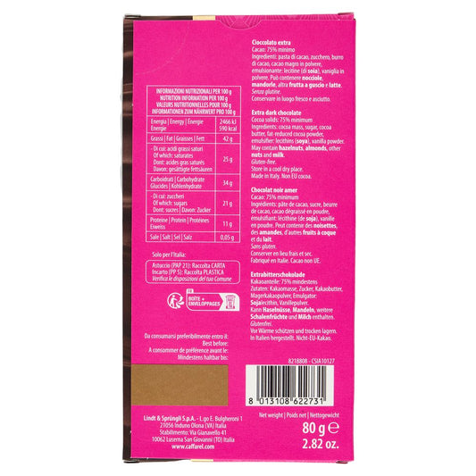 Caffarell Tavoletta Cioccolato Dark 75% Caffarell