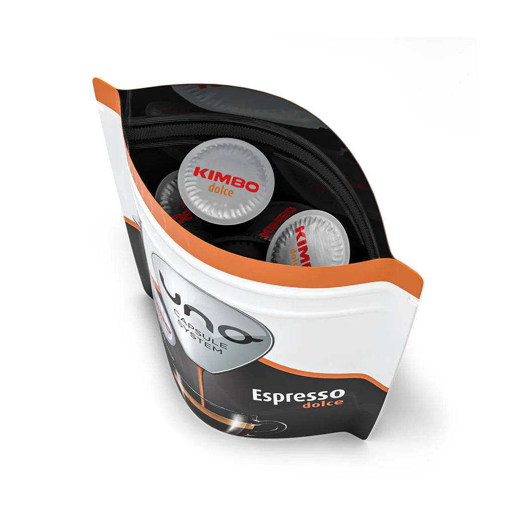Capsule Uno System Caffè Kimbo Espresso Dolce - Ital Cialde