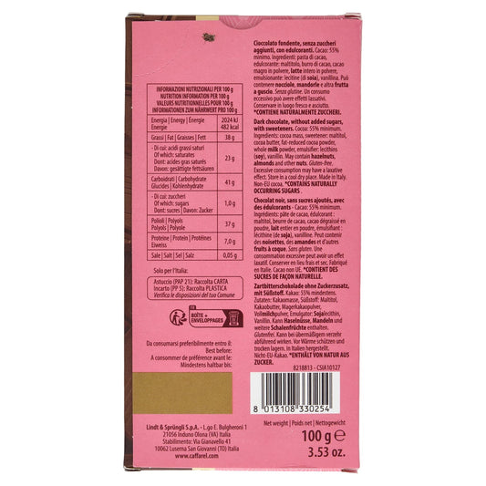 Caffarel Tavoletta Fondente Senza Zuccheri Caffarel