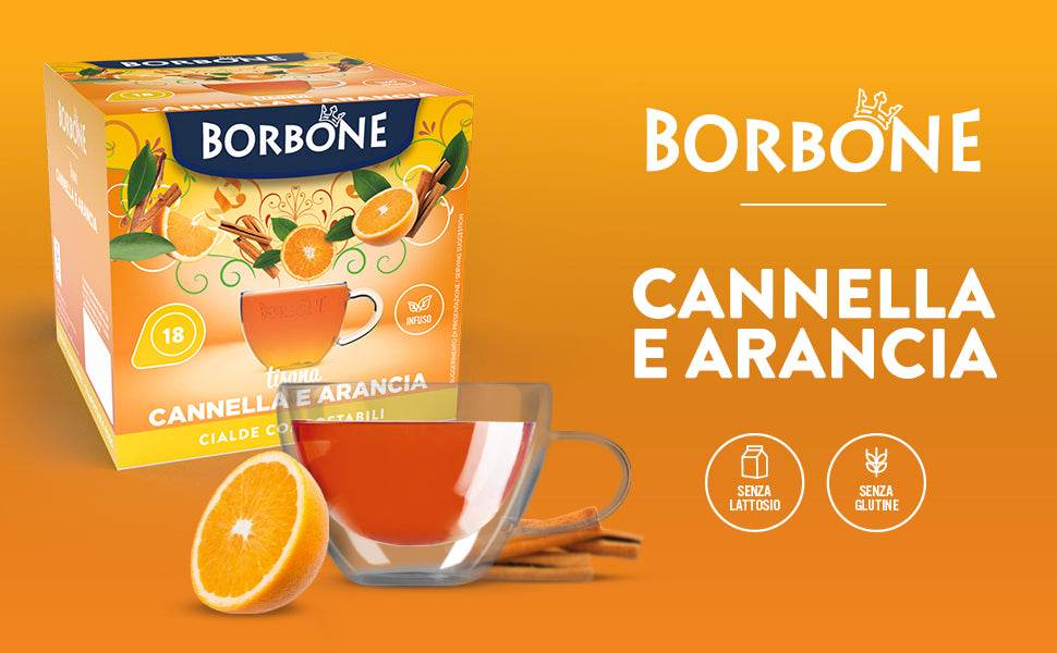 18 Cialde ESE Caffè Borbone Tisana Arancia e Cannella - Ital Cialde