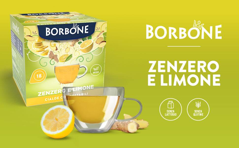 18 Cialde ESE Caffè Borbone Zenzero e Limone - Ital Cialde