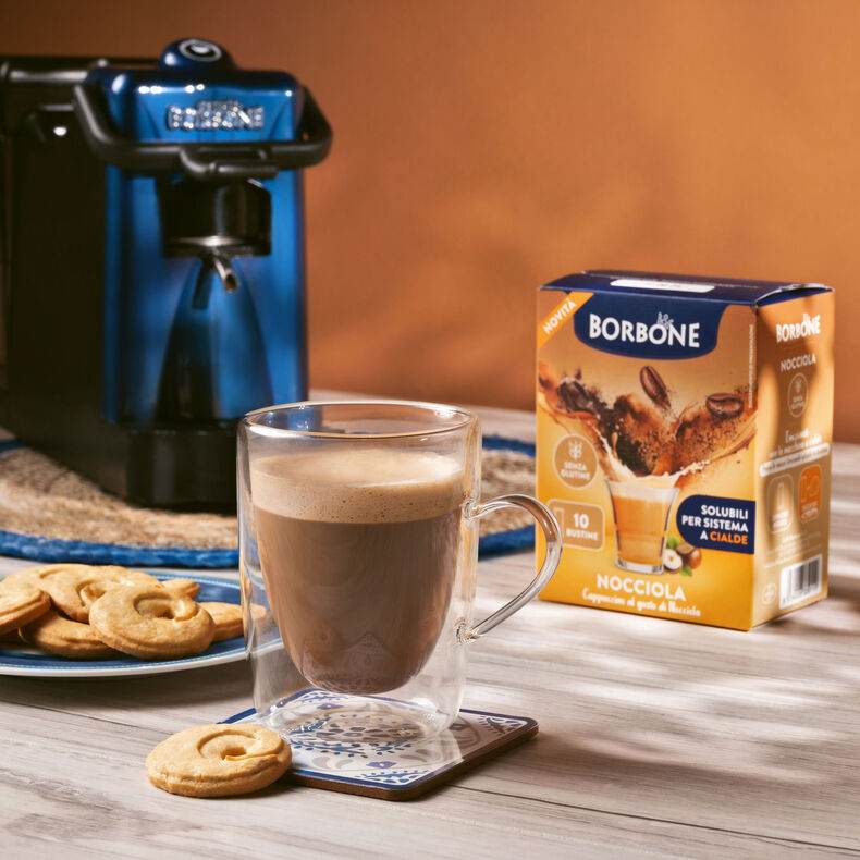 10 Stick Preparato Solubile Gusto Cappuccino Nocciola - Ital Cialde