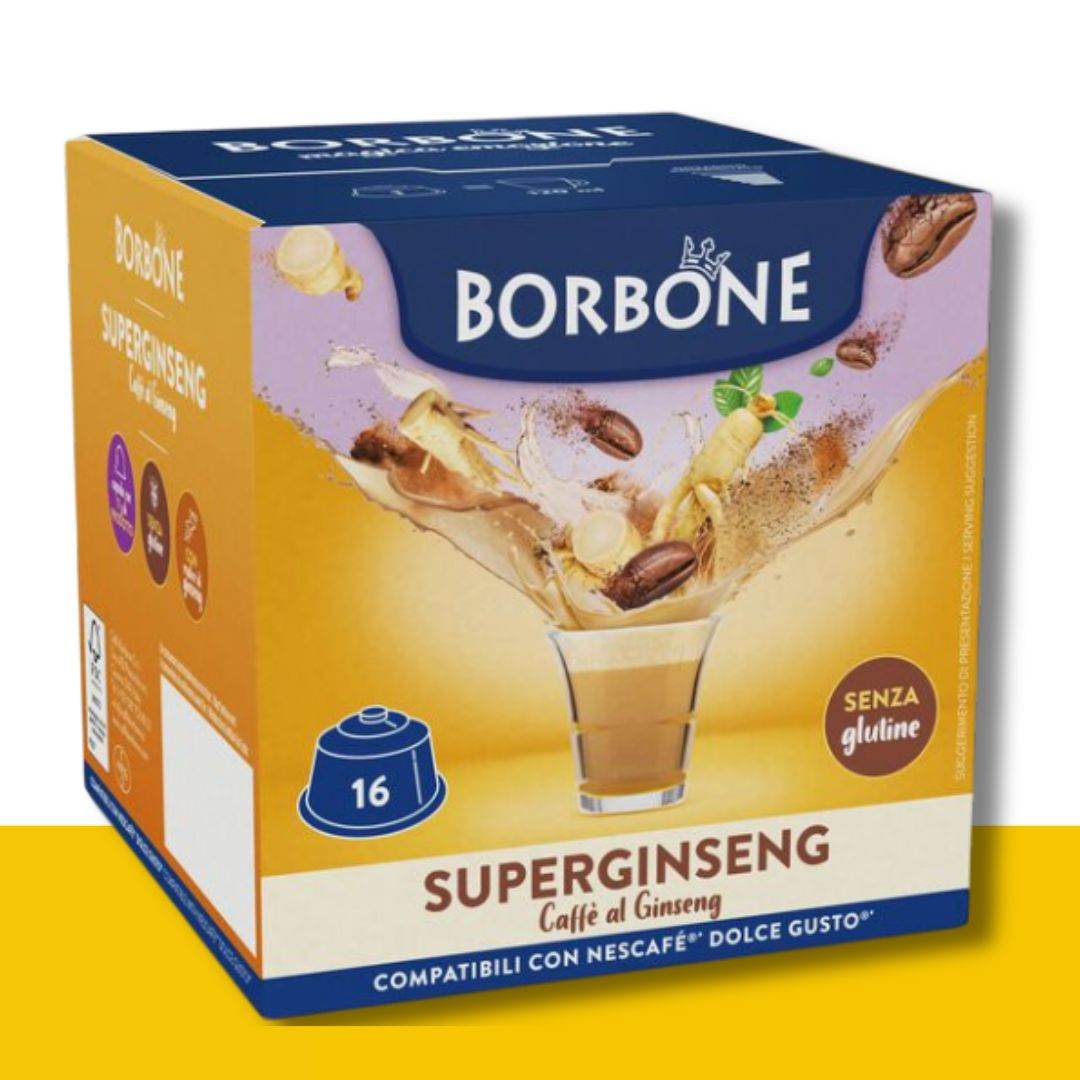 16 Capsule Dolce Gusto Borbone Super Ginseng - Ital Cialde