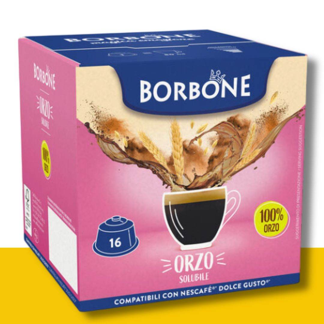 16 Capsule Dolce Gusto Borbone Orzo - Ital Cialde