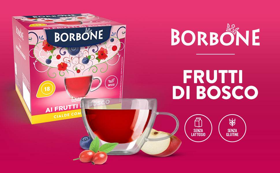 18 Cialde ESE Caffè Borbone Frutti di Bosco - Ital Cialde