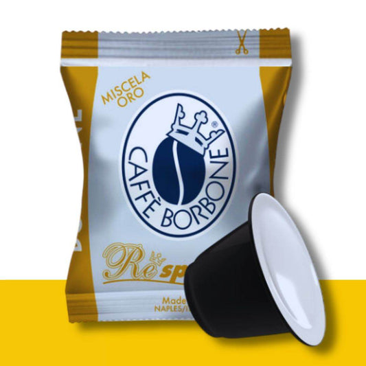 100 Capsule Nespresso Caffè Borbone Miscela Oro - Ital Cialde