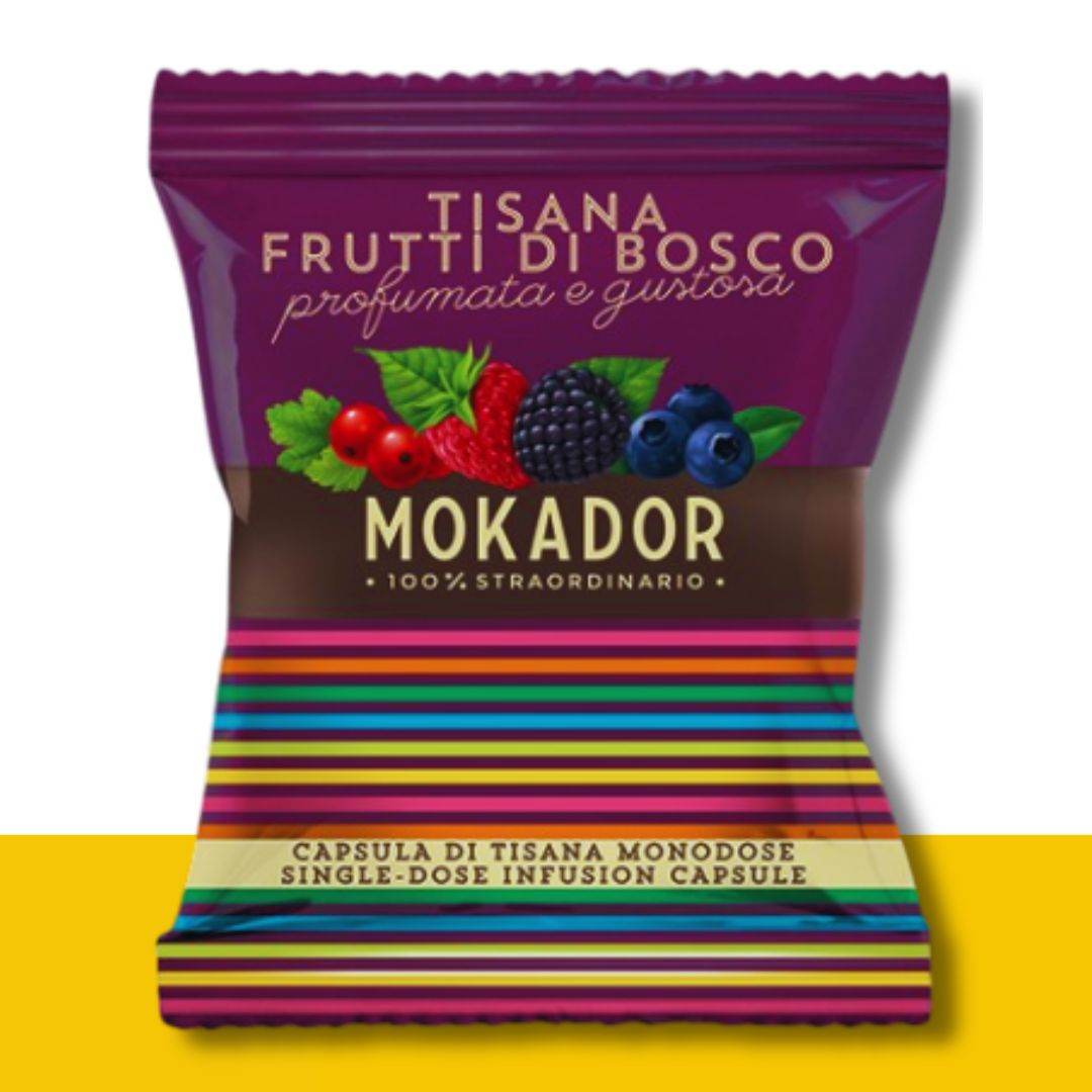 50 Capsule Mokador Frutti di Bosco - Ital Cialde
