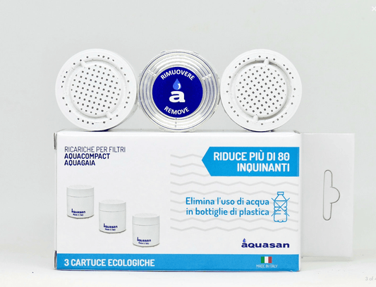 Aquasan Filtri Aquacompact Kit 3 Cartucce - Ital Cialde