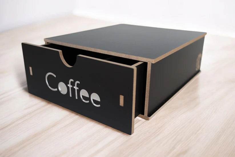 Cassetto Portacialde/Capsule Caffè in Legno Luxury - Ital Cialde