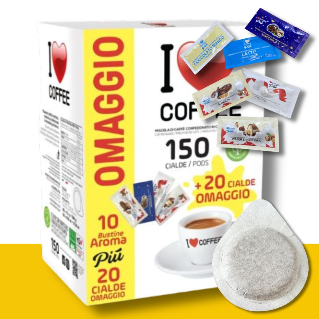 Box Caffè Cialde I love Coffee Miscela Rossa I Love Coffee