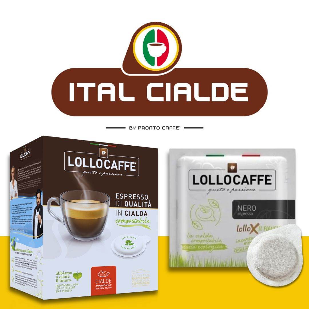 150 Cialde Lollo Caffè Miscela Nera Cialde - Ital Cialde