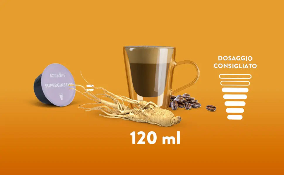 16 Capsule Dolce Gusto Borbone Caffè Super Ginseng Caffè Borbone