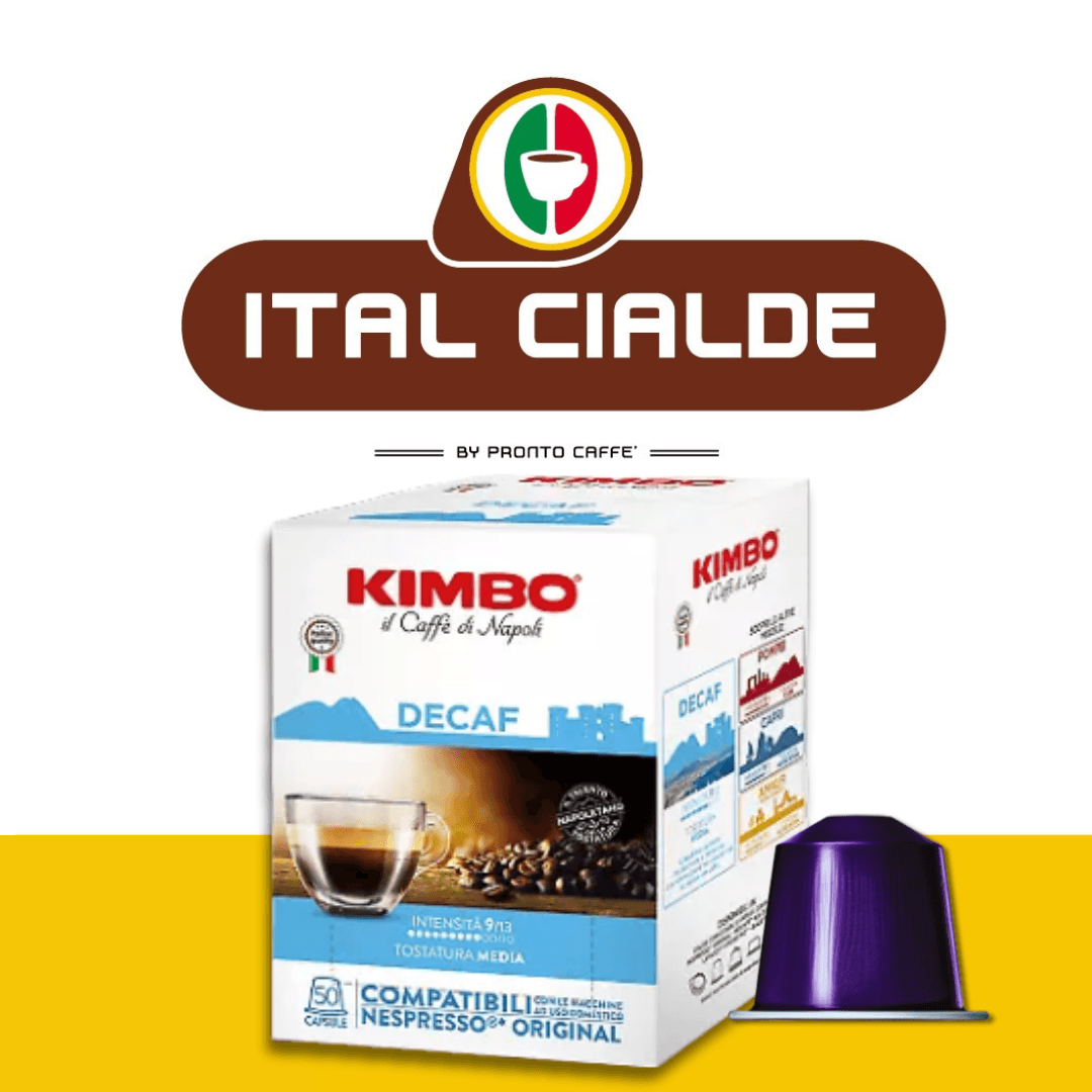 50 Capsule Nespresso Caffè Kimbo Decaf - Ital Cialde