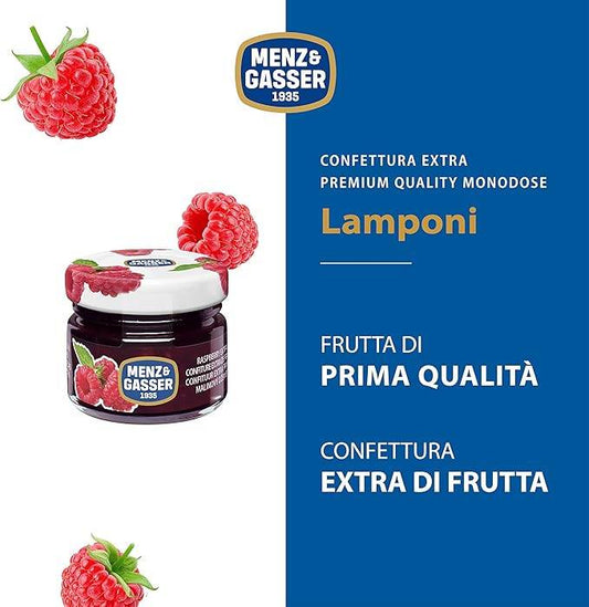 Marmelata Lamponi 28g Menz & Gasser - Ital Cialde
