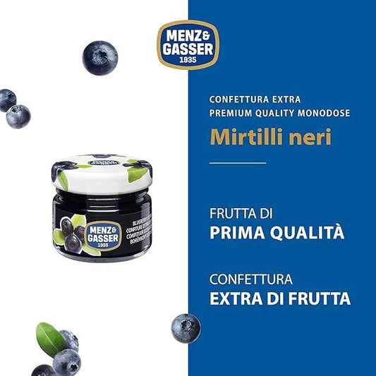 Marmelata Mirtilli Neri 28g Menz & Gasser - Ital Cialde