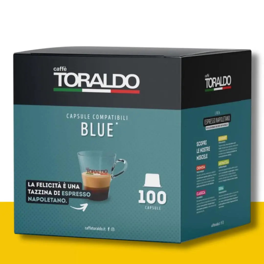 100 Capsule LVZ Blue Toraldo Classica Caffè Toraldo