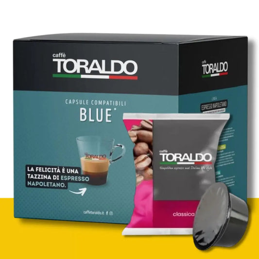 100 Capsule LVZ Blue Toraldo Classica Caffè Toraldo