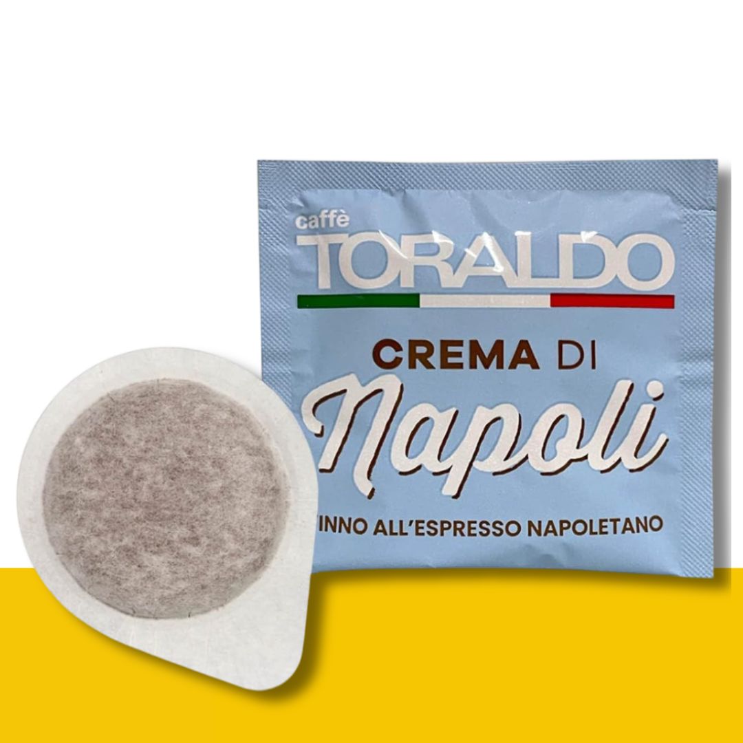 150 Cialde Caffè Toraldo Crema di Napoli | Espresso Napoletano ESE