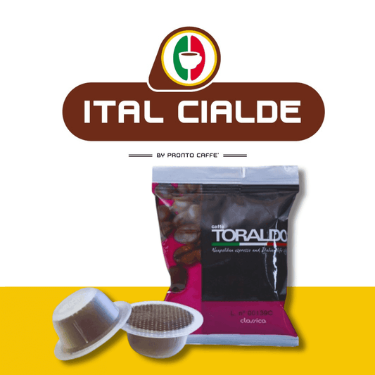 100 Capsule BIaletti Caffè Toraldo Miscela Classica - Ital Cialde