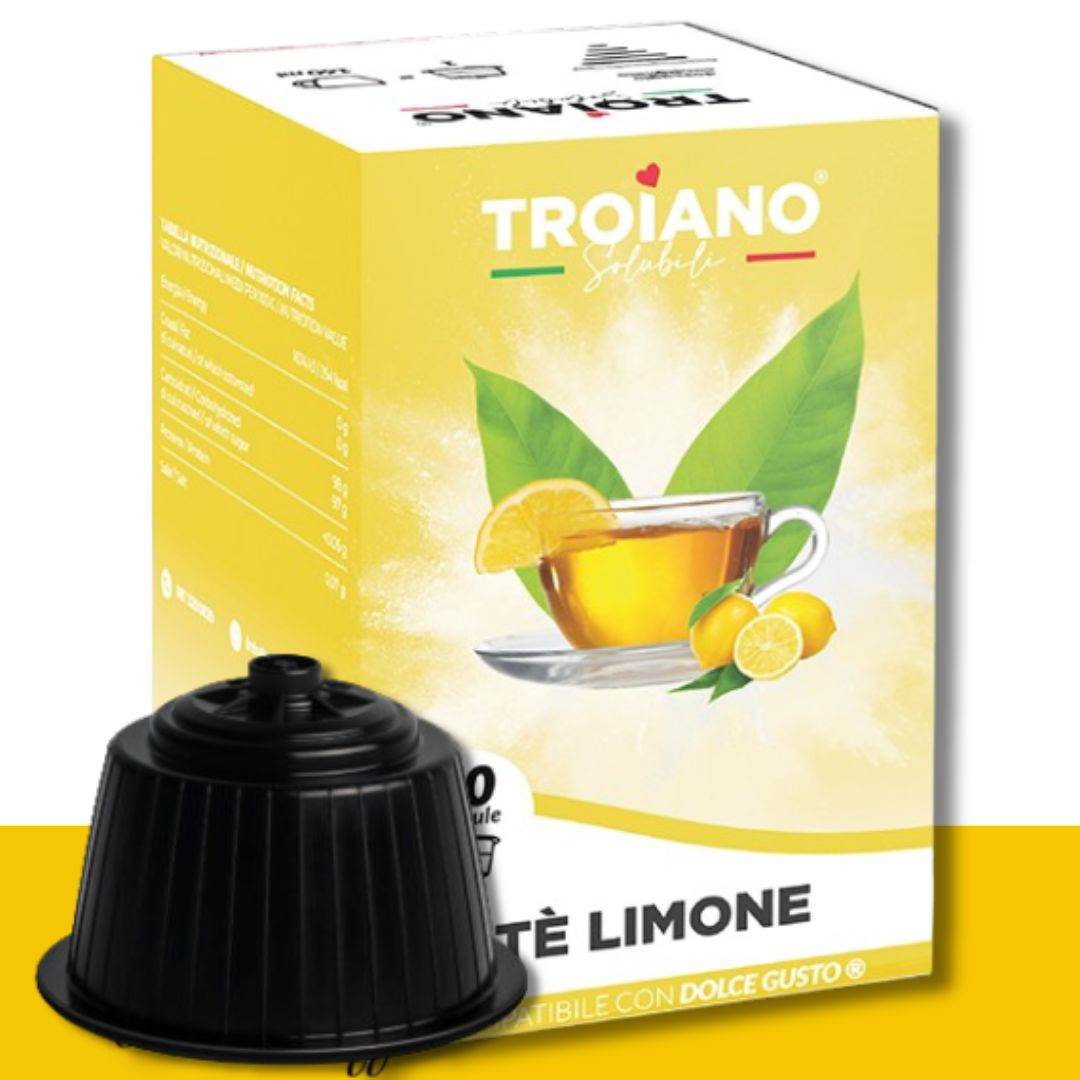 10 Capsule Dolce Gusto Troiano Tè al Limone - Ital Cialde