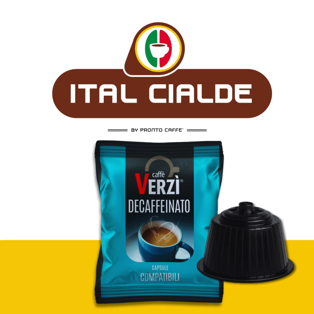 50 Capsule Dolce Gusto Caffè Verzì Decaffeinato - Ital Cialde