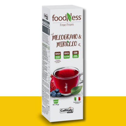 10 Capsule Originali Caffitaly Foodness Melograno e Mirtillo Foodness