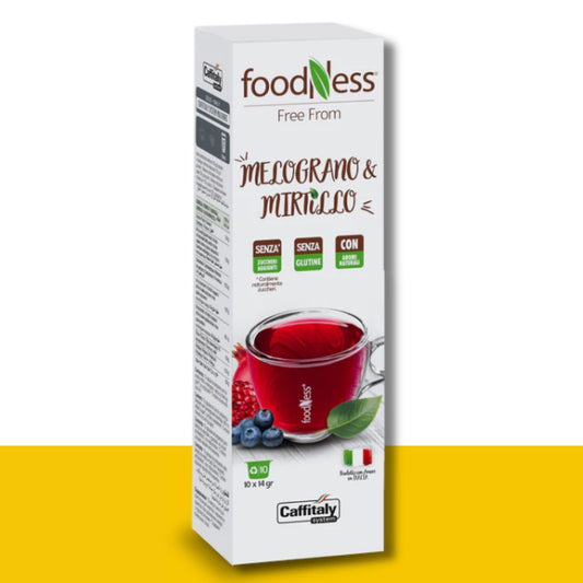 10 Capsule Originali Caffitaly Foodness Melograno e Mirtillo Foodness