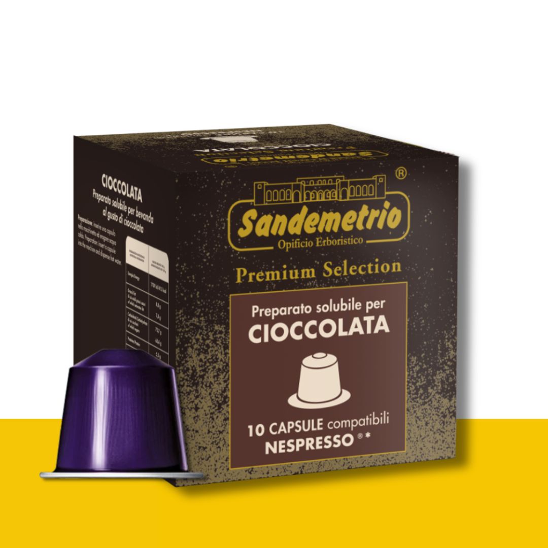 10 Capsule Nespresso Sandemetrio Cioccolata Sandemetrio