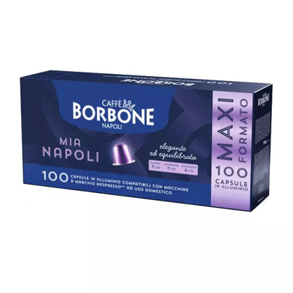 Capsule Nespresso in Alluminio Borbone Mia Napoli Caffè Borbone