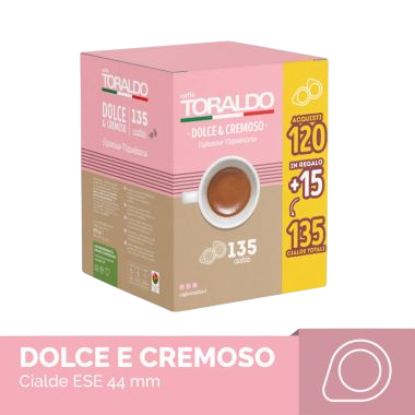120+15 Cialde Omaggio Toraldo Dolce e Cremoso Caffè Toraldo