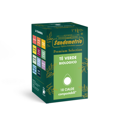 18 Cialde SanDemetrio Tè Verde Bio Sandemetrio