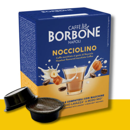 16 Capsule A Modo Mio Borbone Nocciolino Caffè Borbone